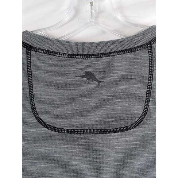 Tommy Bahama Mens 2XL Gray Long Sleeve Thermal Shirt Base Layer Crewneck Knit - Picture 10 of 11